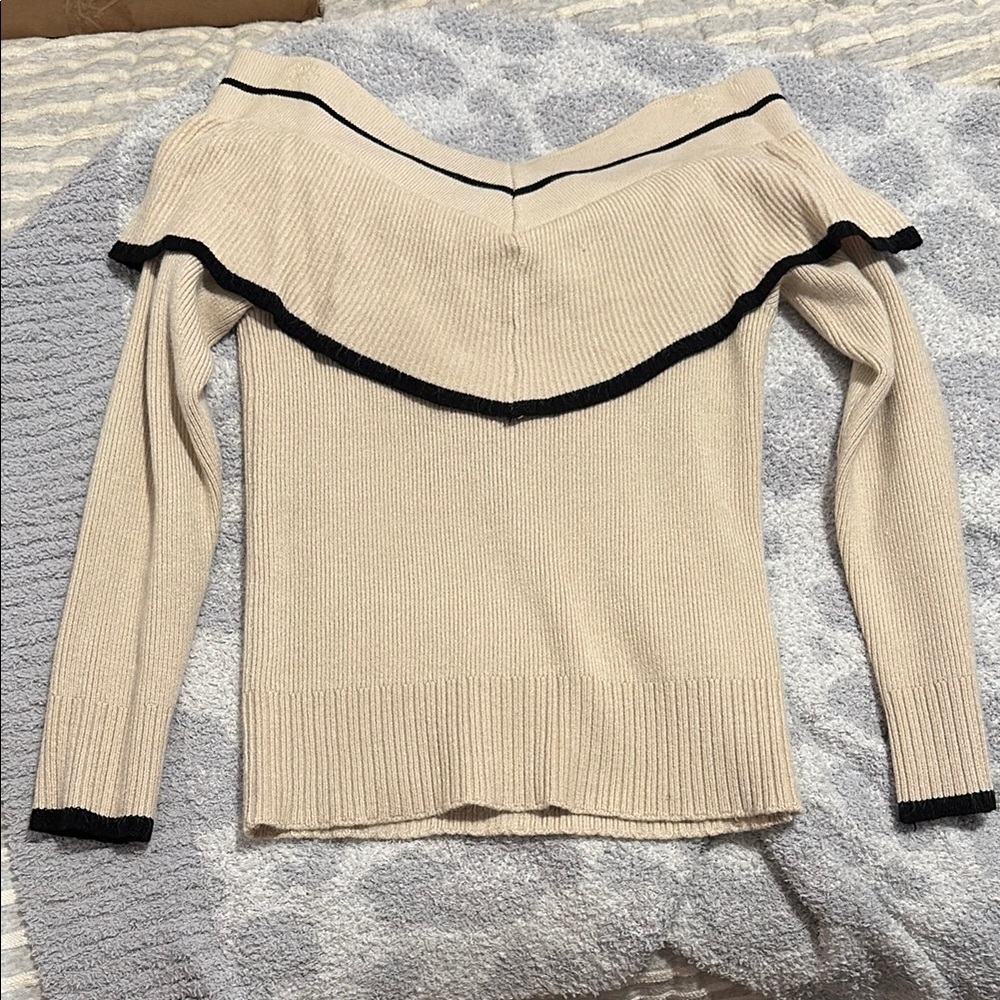 Off the shoulder sweater